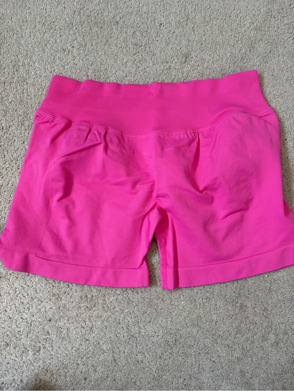 Women’s pink gym shorts